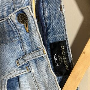 Dolce & Gabbana Denim Blue Skinny Jeans